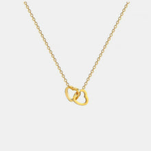 Load image into Gallery viewer, Alloy Double Heart Necklace
