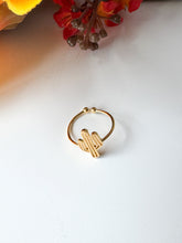 Load image into Gallery viewer, Gold Dipped Delicate Adjustable Cactus Ring

