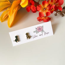 Load image into Gallery viewer, Dog Love Stud Earrings
