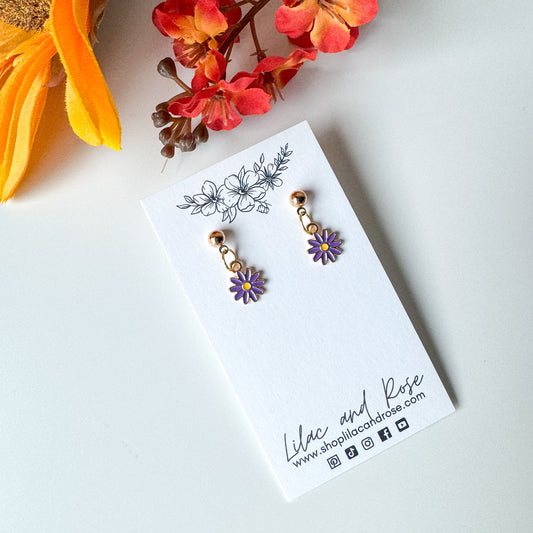 ✅ Colorful Daisy Earrings