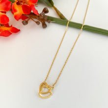 Load image into Gallery viewer, Heart Link Charm Necklace
