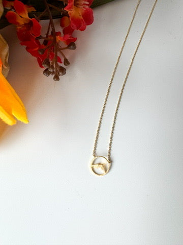 Mountain Range Pendant Necklace