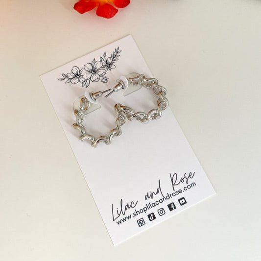 ✨ Chain Hoop Earrings