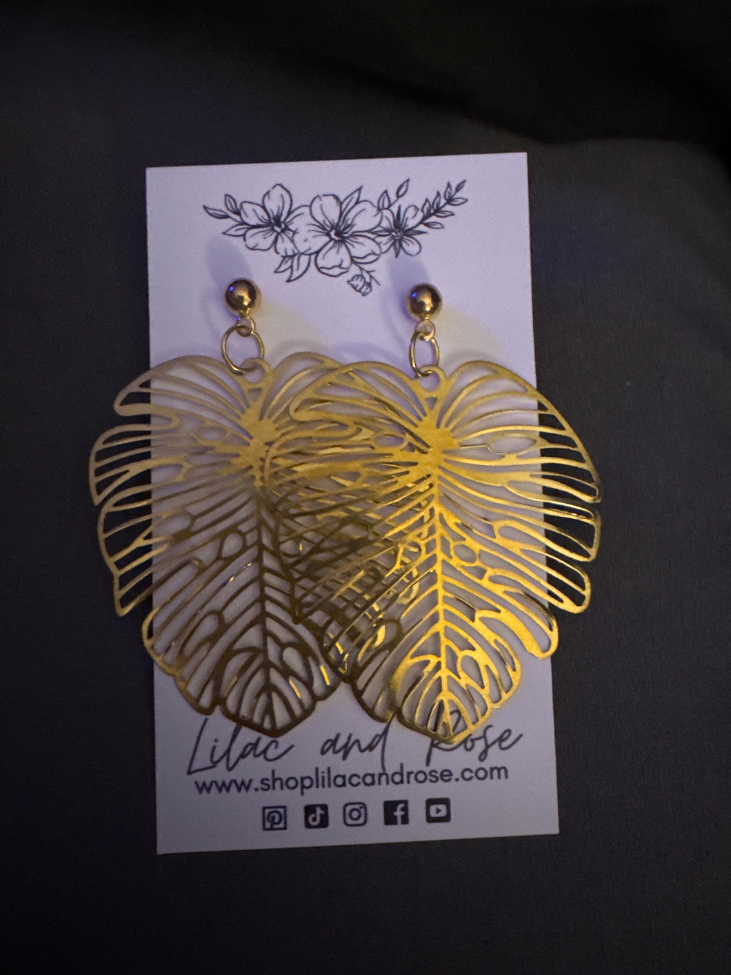 Gold Leaf Earrings