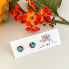 Load image into Gallery viewer, Turquoise Stud Earrings
