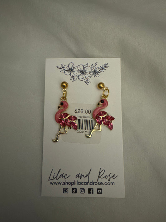 ✅ Flamingo Earrings