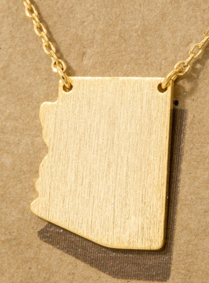 ✨ Arizona State Pendant Necklace