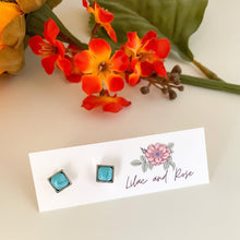 Load image into Gallery viewer, Turquoise Stud Earrings
