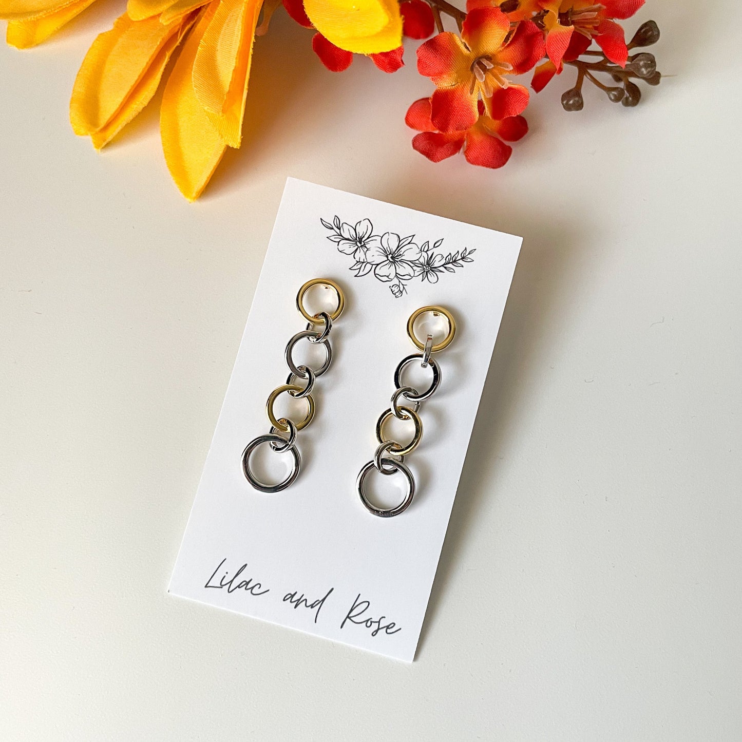 ✅ Circle Dangle Earrings