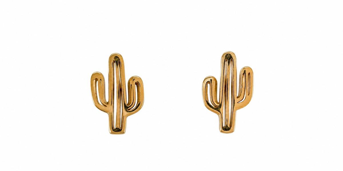 Arizona Cactus Stud Earrings