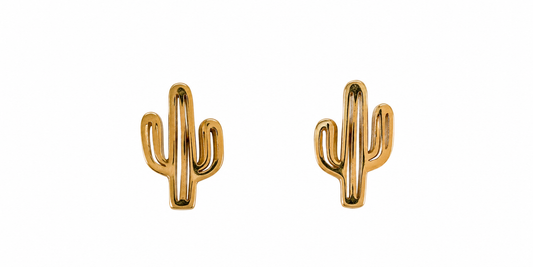 Arizona Cactus Stud Earrings
