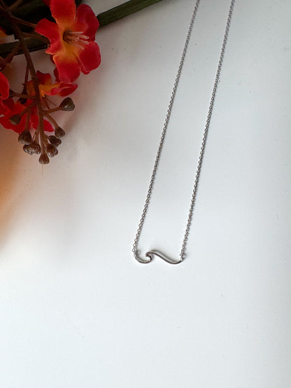 ✨ Gold Dipped Wave Pendant Necklace