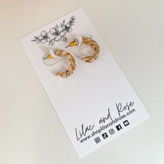 ✨ Chain Hoop Earrings