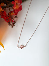 Load image into Gallery viewer, Gold Dipped Leaf Branch Pendant Necklace
