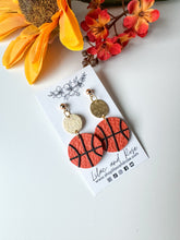 Load image into Gallery viewer, Basketball Earrings
