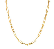 Load image into Gallery viewer, trendy paperclip link necklace for everyday wear

