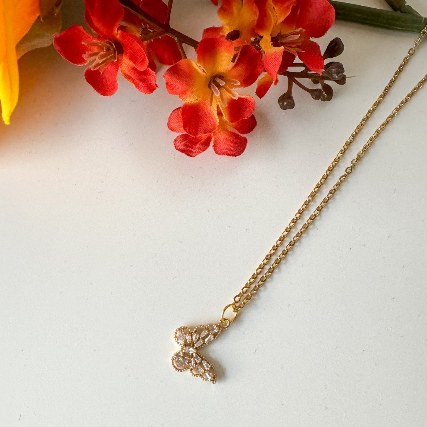 ✨ Gold Butterfly Necklace