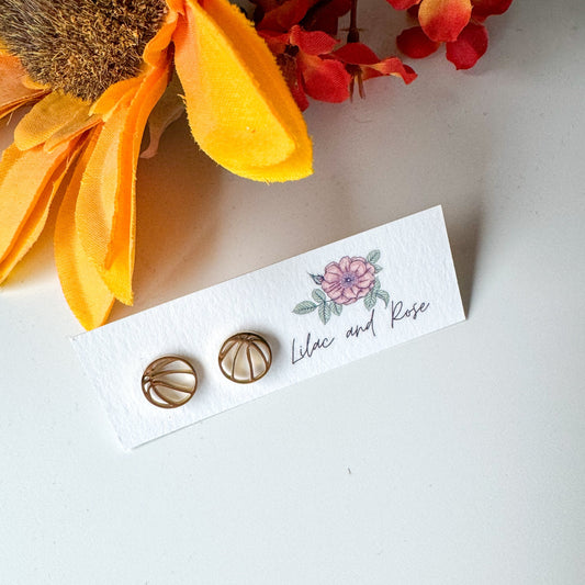 sporty fan gift earrings Lilac and Rose