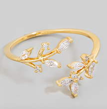 Load image into Gallery viewer, nature inspired open band ring hypoallergenic jewelry
