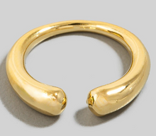 Load image into Gallery viewer, Gold Dipped Simple Open Band Ring
