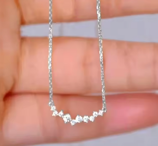 CZ Multi Stone Necklace
