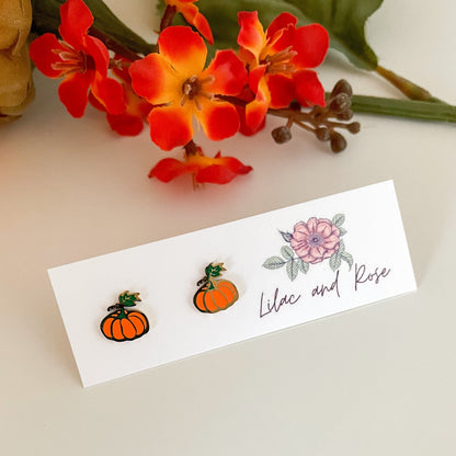 cozy dainty fall earrings for everyday wear