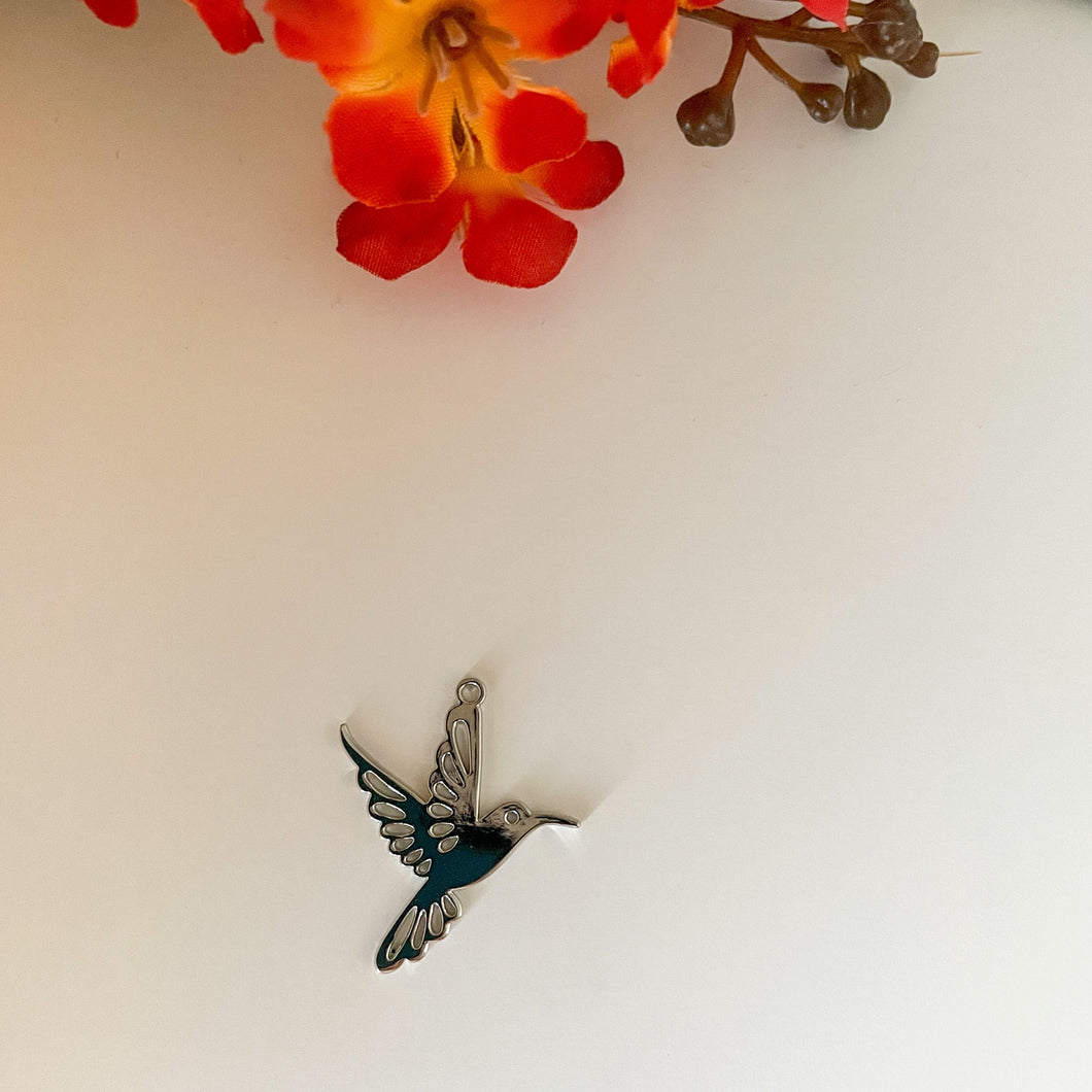 CZ Hummingbird Necklace