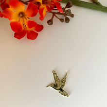 Load image into Gallery viewer, CZ Hummingbird Necklace
