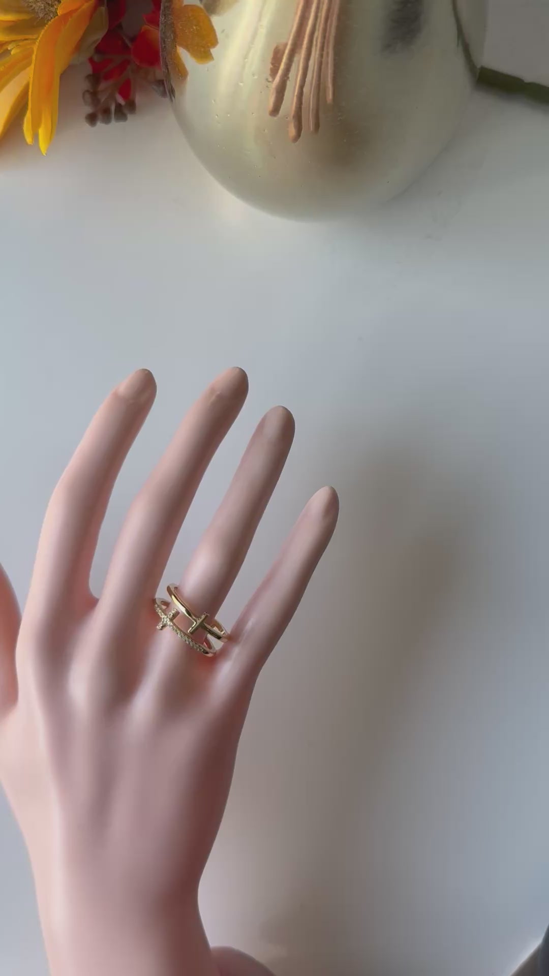 adjustable-double-cross-cz-ring-hand