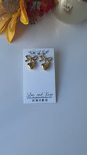 Load and play video in Gallery viewer, romantic bow heart earrings lightweight
