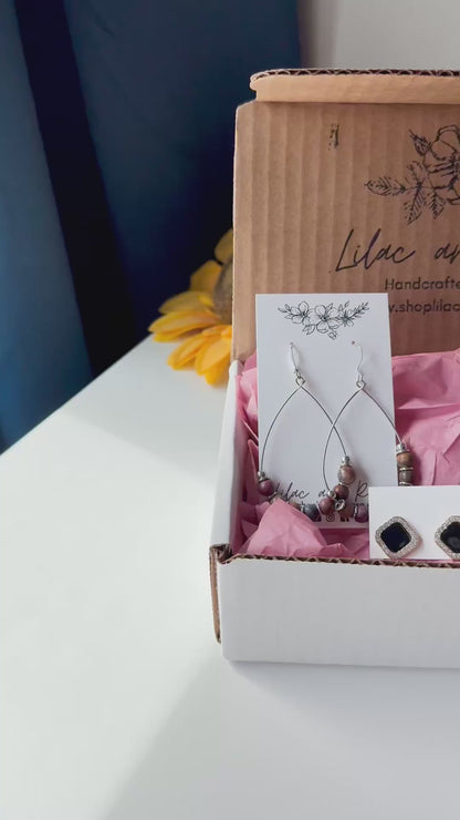 Lilac & Rose Bloom Box: Earrings Edition — Monthly Jewelry Subscription Box