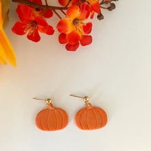 Load image into Gallery viewer, Pumpkin Earrings
