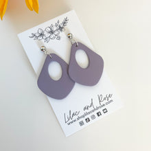 Load image into Gallery viewer, Purple Donut Earrings
