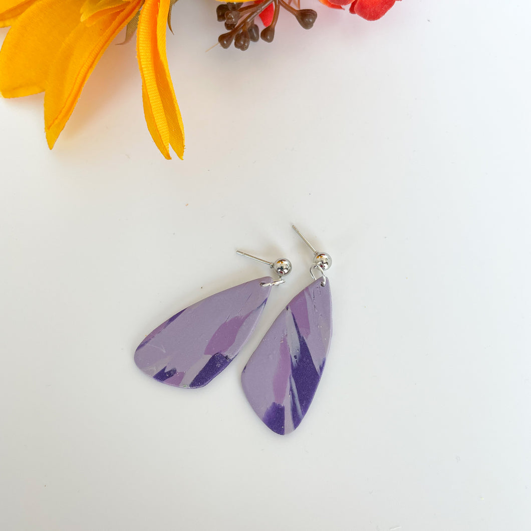 Shades of Purple Charlotte Earrings