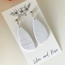 Load image into Gallery viewer, Dirty White Charlotte Earrings
