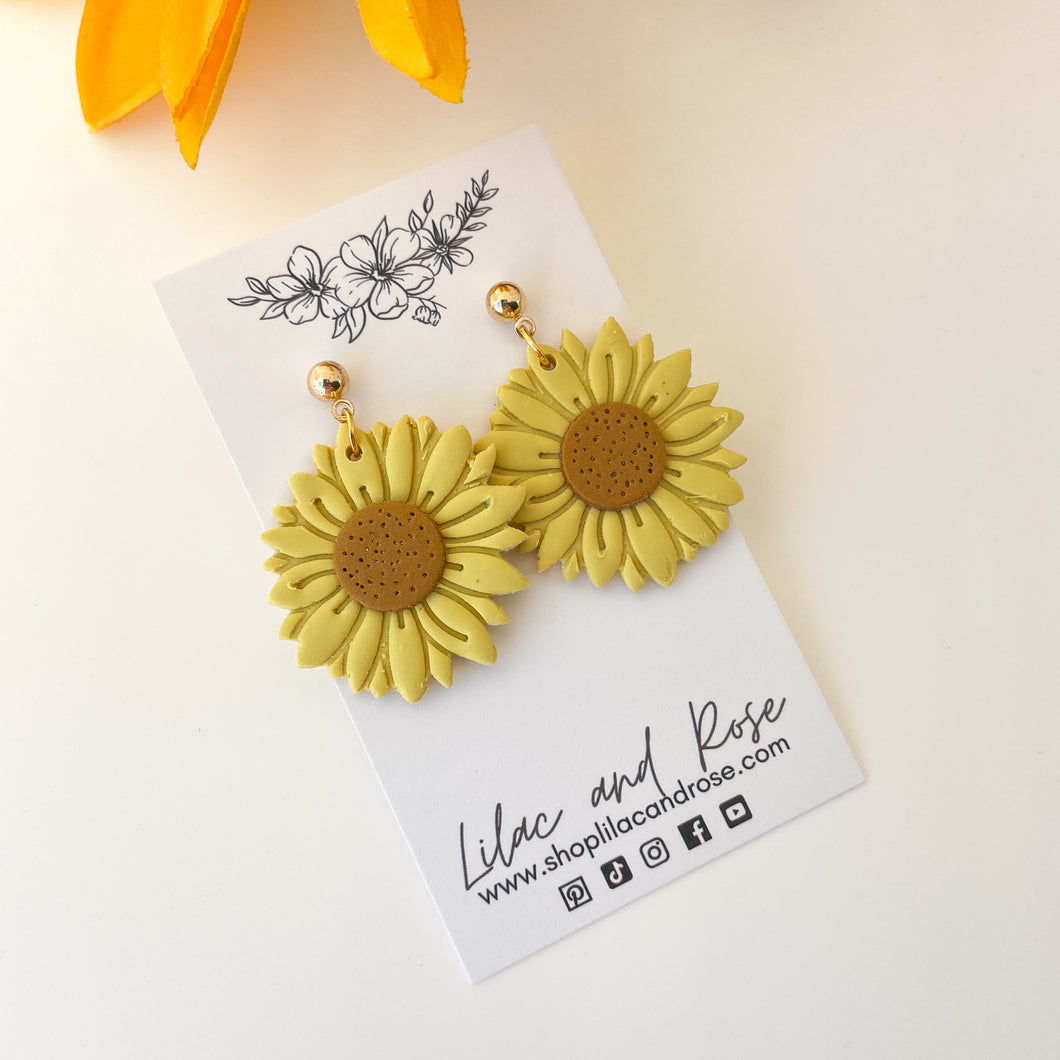 Sunflower Earrings