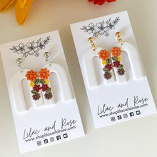 Load image into Gallery viewer, Floral Arch Earrings

