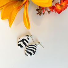 Load image into Gallery viewer, Zebra Print Lucy Earrings
