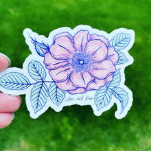 Load image into Gallery viewer, Lilac and Rose Logo Sticker
