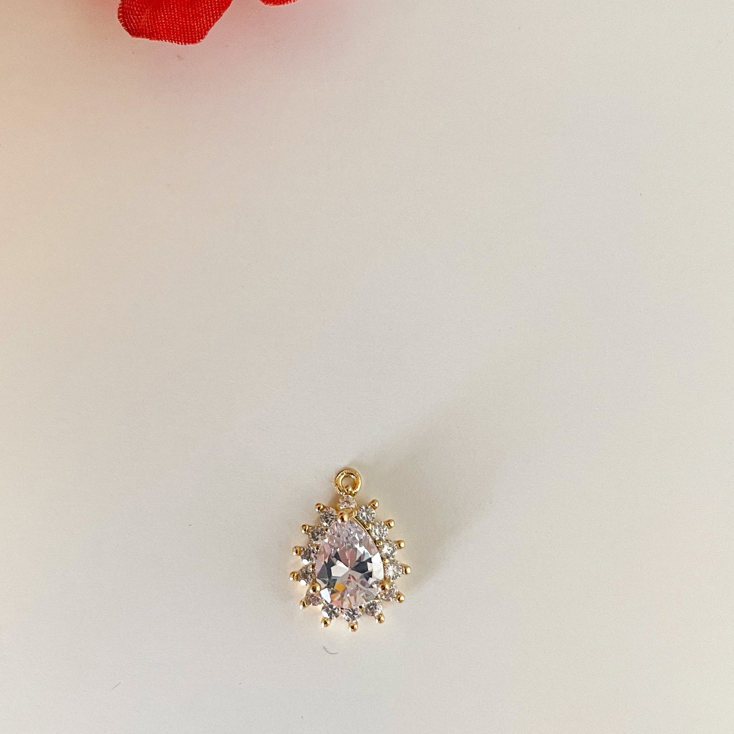 ✨ CZ Inset Drop Necklace