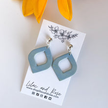 Load image into Gallery viewer, Blue and Green Erica Earrings
