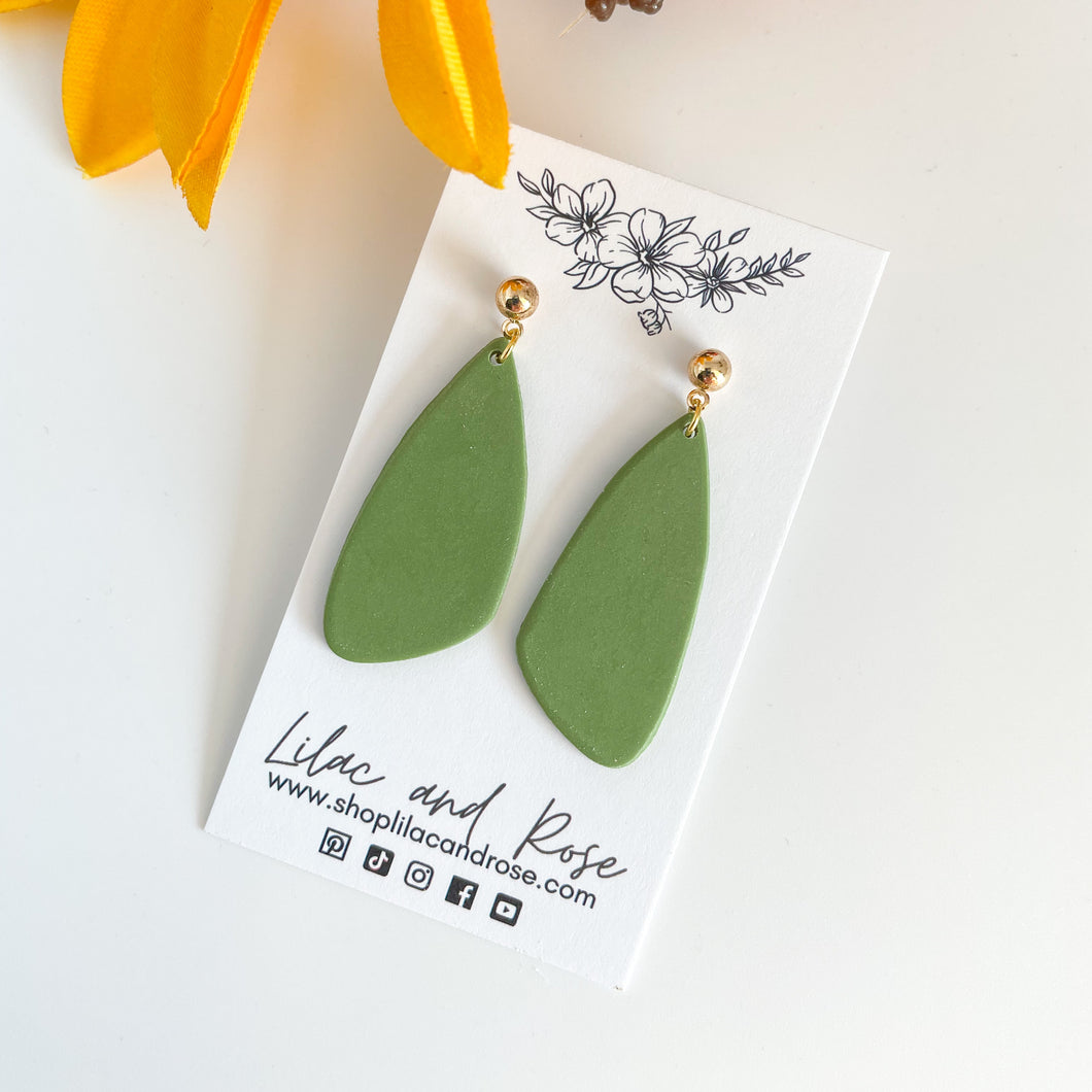 Green Charlotte Earrings