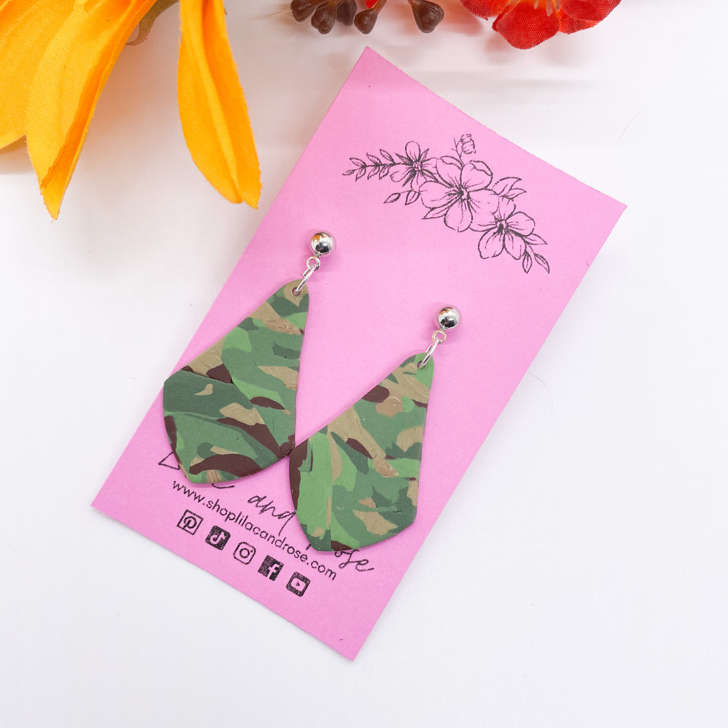 Camouflage Audrey Earrings