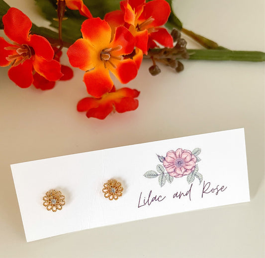 ✅ Flower Stud Earrings